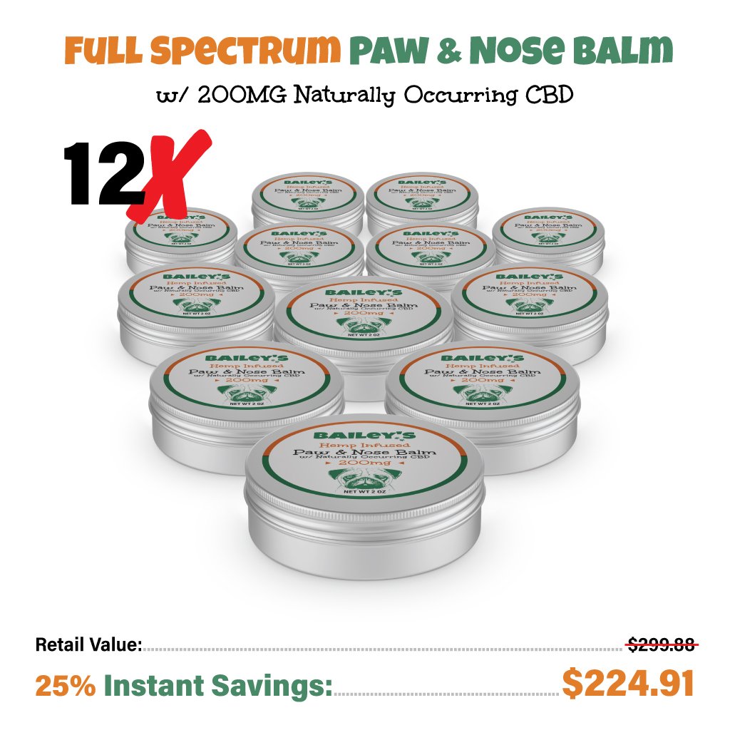 Hemp Infused Paw & Nose Balm - Shire Leaf