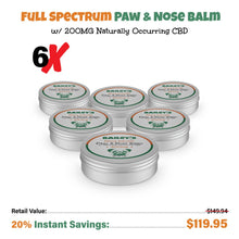 Load image into Gallery viewer, Hemp Infused Paw &amp; Nose Balm - Shire Leaf
