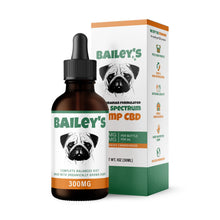Load image into Gallery viewer, Bailey&#39;s CBD Oil For Dogs | 300MG 30ML Standard Size Bottle - Shire Leaf
