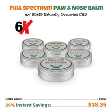 Load image into Gallery viewer, Hemp Infused Paw &amp; Nose Balm - Shire Leaf
