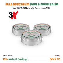 Load image into Gallery viewer, Hemp Infused Paw &amp; Nose Balm - Shire Leaf
