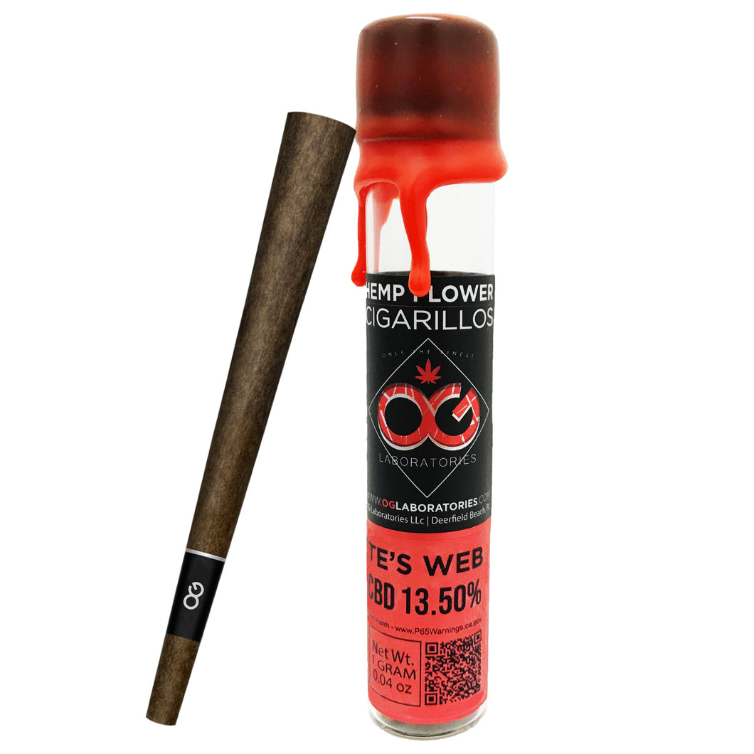 OG Hemp Flower Pre-Rolled Cigarillo - Charlotte's Web - Shire Leaf