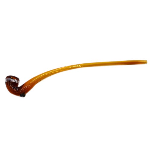 14” Gandalf Amber Glass Hand Pipe (1 Count,3 Count, or 6 Count) - Shire Leaf